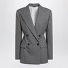 Givenchy Grey double-breasted wool jacket