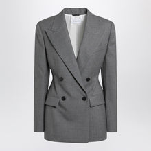  Givenchy Grey double-breasted wool jacket