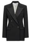 Givenchy Satin Lapel Blazer