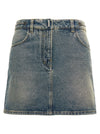 Givenchy Denim Mini Skirt