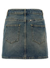 Givenchy Denim Mini Skirt