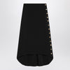 Givenchy Black Milan stitch skirt with buttons