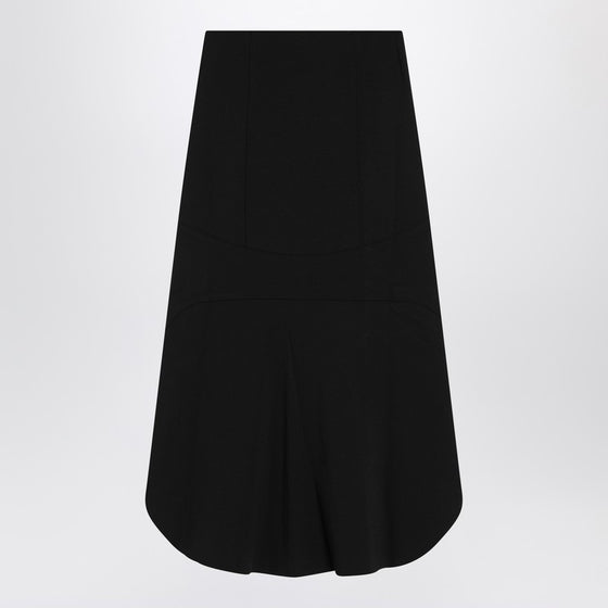 Givenchy Black Milan stitch skirt with buttons