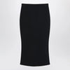 Givenchy Black midi skirt with pleats on the back