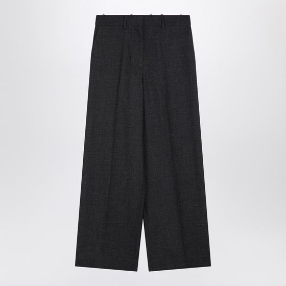 Givenchy Dark grey wool wide trousers