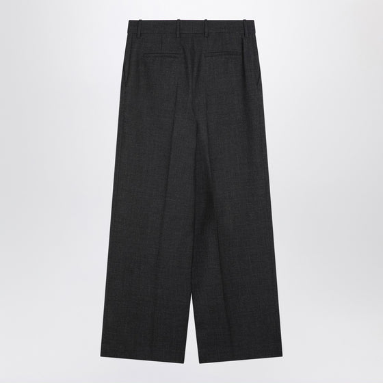 Givenchy Dark grey wool wide trousers