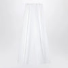 Givenchy White pleated cotton trousers