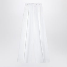  Givenchy White pleated cotton trousers
