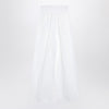 Givenchy White pleated cotton trousers