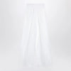 Givenchy White pleated cotton trousers
