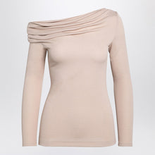  Givenchy Beige sweater with bare shoulder