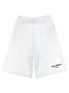 Balmain Kids Embossed Logo Bermuda Shorts
