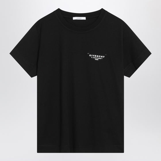 Givenchy Black cotton T-shirt with logo