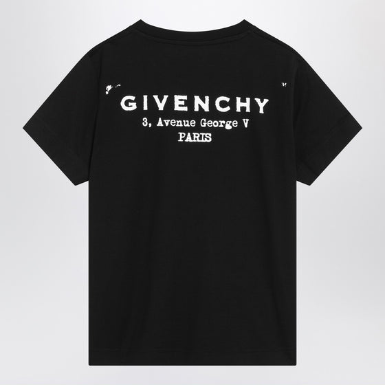 Givenchy Black cotton T-shirt with logo