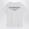 Givenchy White cotton T-shirt with logo