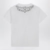 Givenchy Deconstructed Crystals cotton T-shirt in white