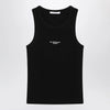 Givenchy Black slim-cut tank top with logo