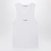 Givenchy White slim-fit tank top with logo