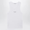 Givenchy White slim-fit tank top with logo
