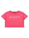 Balmain Kids Embossed Logo T-shirt