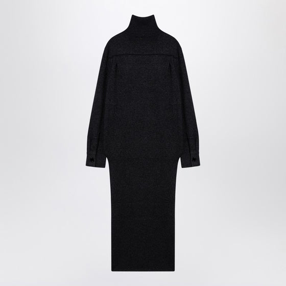 Givenchy Dark grey turtleneck with drawstring
