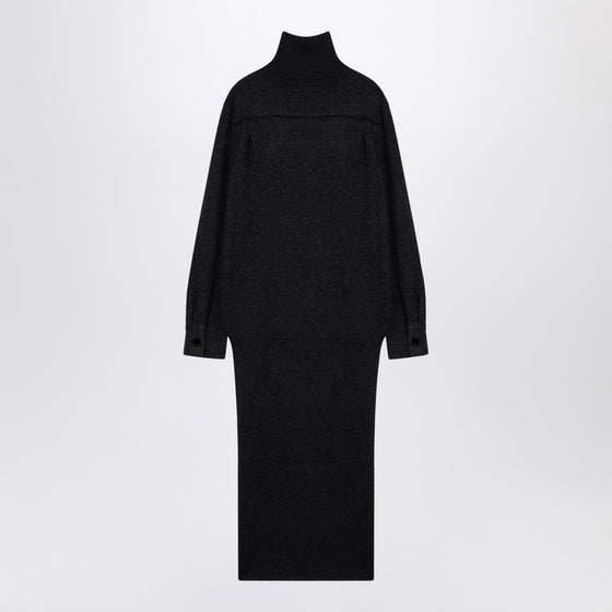 Givenchy Dark grey turtleneck with drawstring