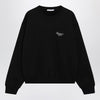 Givenchy Black brushed cotton sweatshirt with logo