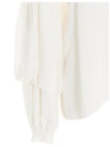 Di.la3 Pari' Puff-sleeve Silk Shirt