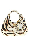 Ganni Mini Hobo Zebra Handbag