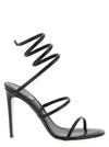 René Caovilla Cleo Metallic Sandals