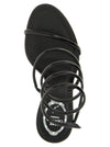 René Caovilla Cleo Metallic Sandals