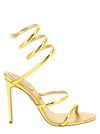 René Caovilla Cleo Metallic Sandals