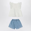 Chloé White and blue cotton suit
