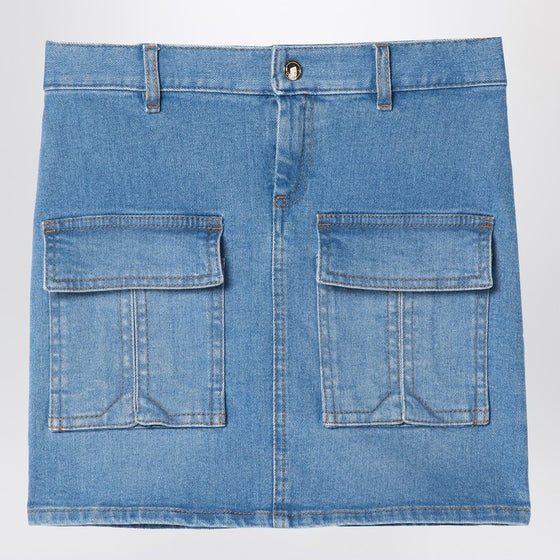 Chloé Blue denim mini skirt