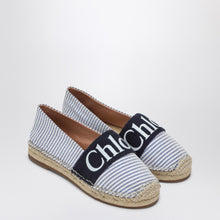  Chloé Woody striped espadrilles with logo