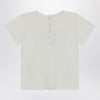Chloé White cotton T-shirt with embroidered logo