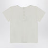 Chloé White cotton T-shirt with embroidered logo