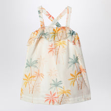  Chloé Ivory dress with multicolored pattern