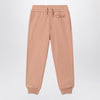 Chloé Antique pink joggers with logo