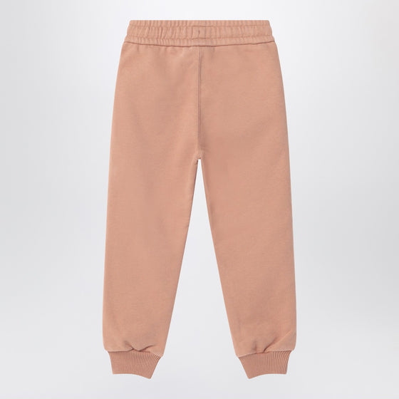 Chloé Antique pink joggers with logo
