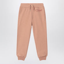 Chloé Antique pink joggers with logo
