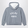 Chloé Grey hoodie with logo