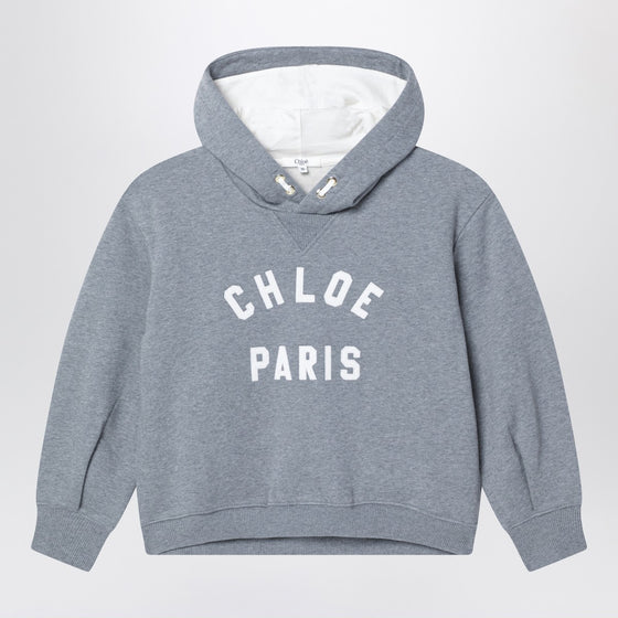 Chloé Grey hoodie with logo
