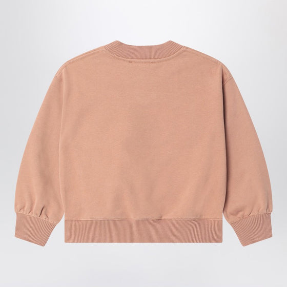 Chloé Antique pink sweatshirt with logo