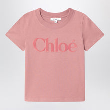  Chloé Pink cotton T-shirt with logo