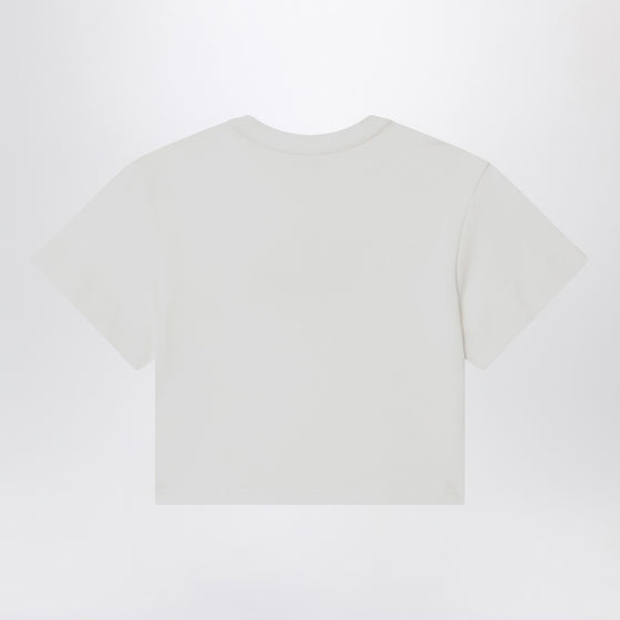 Chloé White T-shirt with embroidered logo