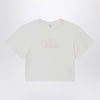 Chloé White T-shirt with embroidered logo