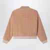 Chloé Peach-pink wool blend bomber jacket