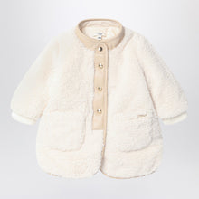  Chloé White shearling-effect jacket