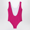 Chloé Fuchsia swimsuit with logo